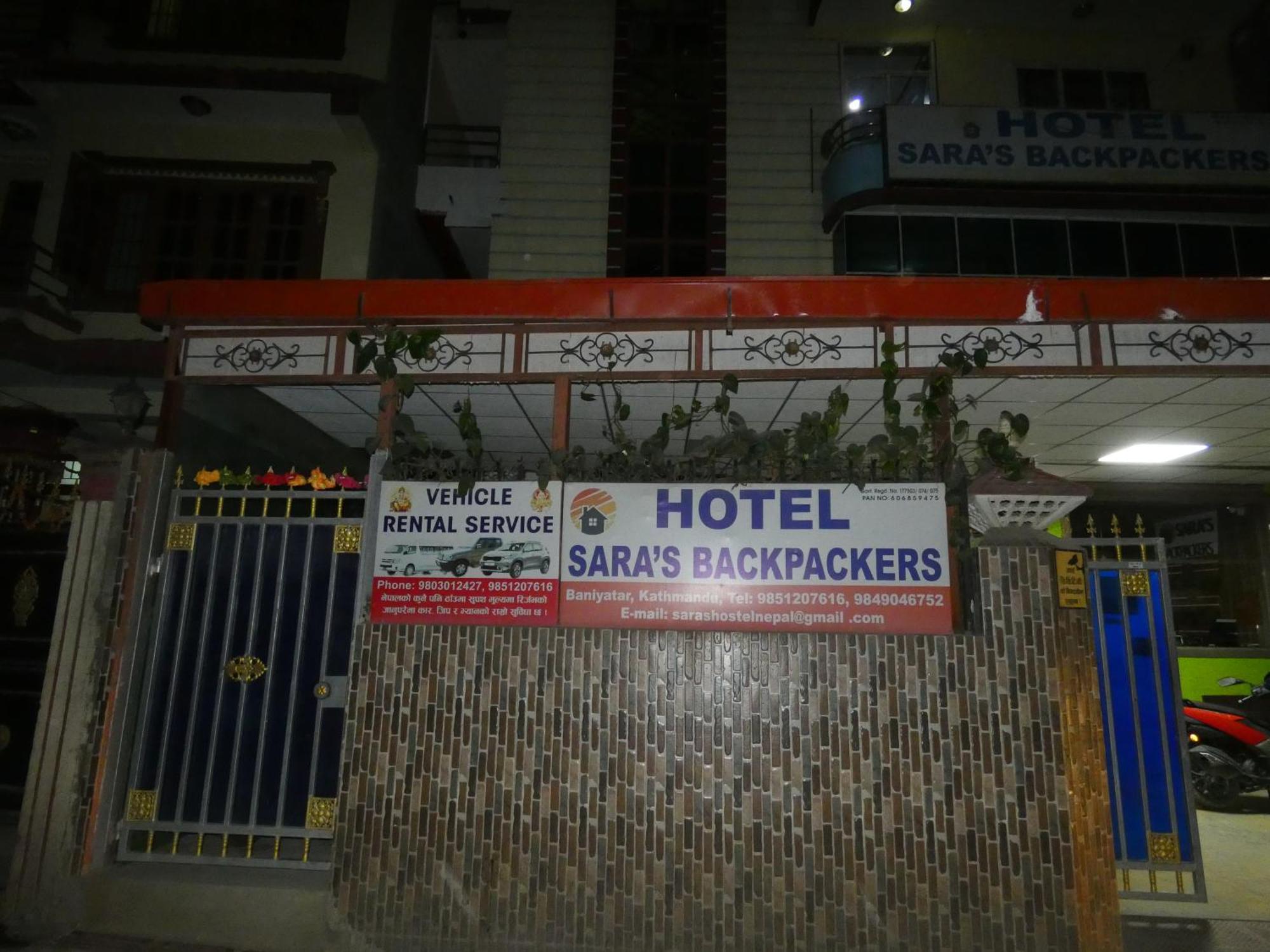 Sara'S Backpackers Hotel Katmandu Kültér fotó