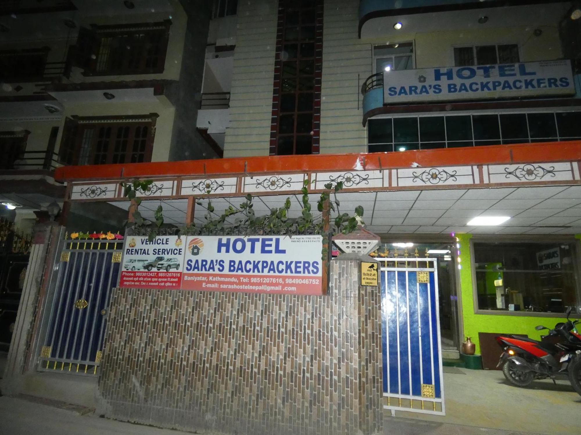 Sara'S Backpackers Hotel Katmandu Kültér fotó